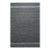 9x12 Gray Handwoven Wool Subtle Linear Bands Geometric Modern Carpet Rug For Sale