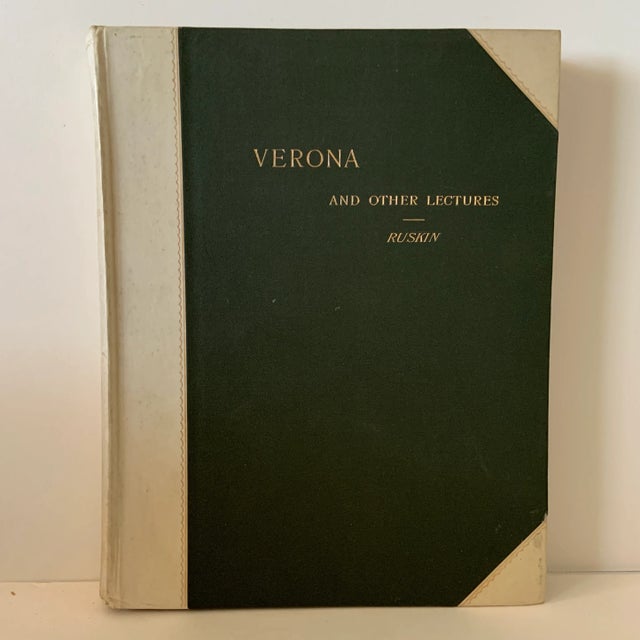 1894 John Ruskin Verona and Other Lectures Book For Sale - Image 10 of 10
