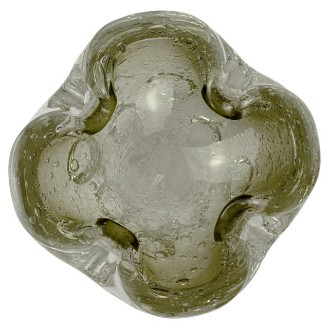 Mid-Century Pulegoso Murano Glass Bowl by Galliano Ferro, 1960s For Sale - Image 11 of 11