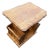 Solid Oak Vintage End Table/Magazine Rack For Sale