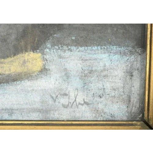 Cardboard, pastel. 51.5x42 cm Voldemars Irbe.