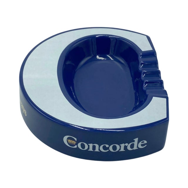 Vintage Concorde British Airways Ceramic Ashtray For Sale - Image 9 of 9