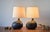 Holmegaard Danish Modern Blue Glass Table Lamps by Michael Bang for Holmegaard, 1970s, Set of 2 For Sale - Image 4 of 16