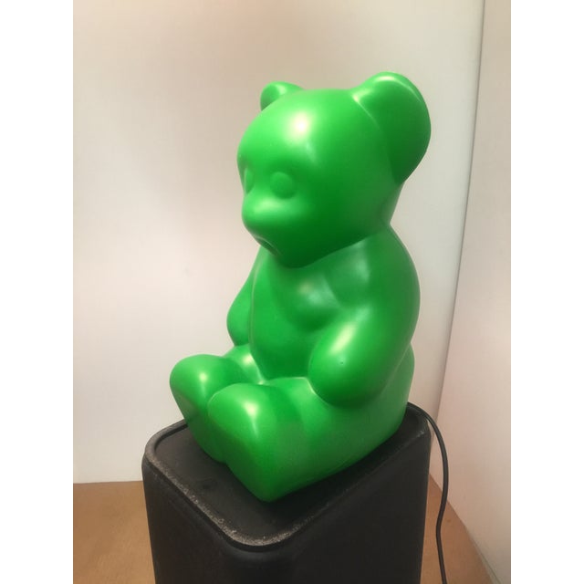 1990s Original Lumibear / Lumibär Indoor Lamp in Green by Elmar Flötotto For Sale In Boston - Image 6 of 8