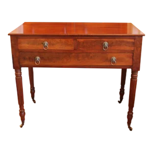 American New England Sheraton Serving Table, 19th Century