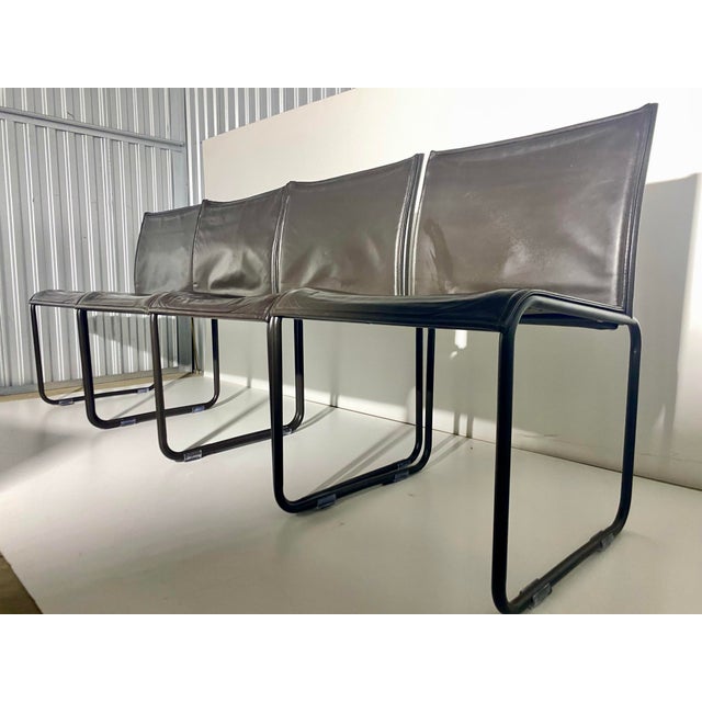 1988 Chairs by Richard Schultz for Knoll Set of 4 . For Sale - Image 11 of 12