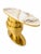 2000 - 2009 Console Table in Brass and Gold Marble, 2000s For Sale - Image 5 of 10