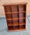 Modern Late 20th Century Solid Cherry Pigeon Hole Cube Bookcase For Sale - Image 3 of 6