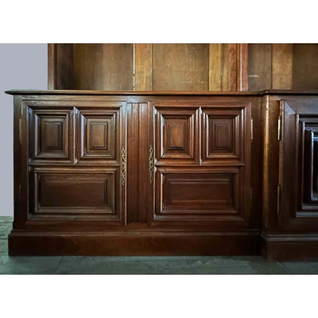 French French Walnut Bookcase For Sale - Image 3 of 8
