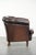 Club Chair in Dark Sheepskin Leather For Sale - Image 3 of 14