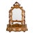 Venetian Carved and Painted Vanity Mirror For Sale