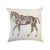 Contemporary Polo Pony Alpaca Pillow - Chocolate Brown & Ecru For Sale - Image 3 of 3