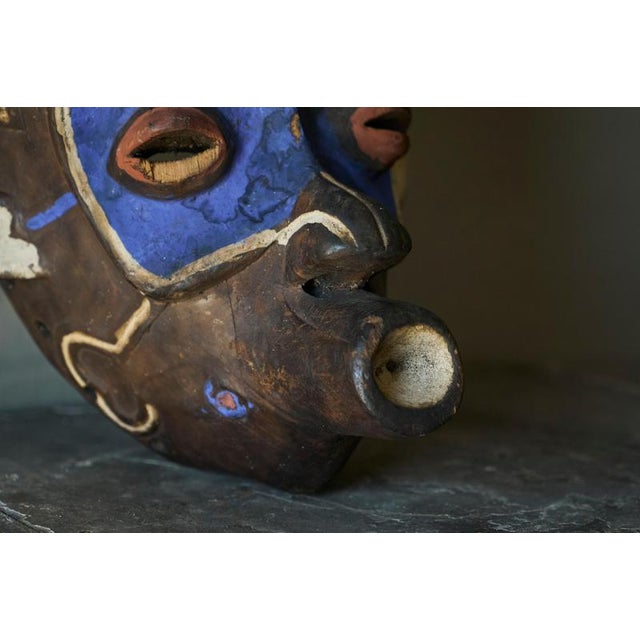 African Bena Lulua Mask, Kasai, DR Congo, 1940s For Sale - Image 6 of 12