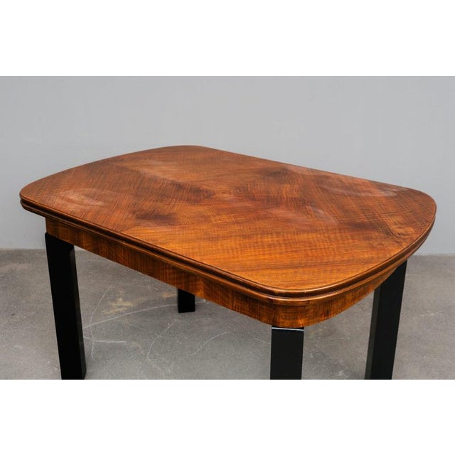 Art Deco Dining Table in Walnut, 1930s For Sale - Image 11 of 18