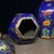 Late 20th Century Pair of Chinese Cloisonné Enamel Hexagonal Floral Jars With Lids - 16" Tall For Sale - Image 5 of 9