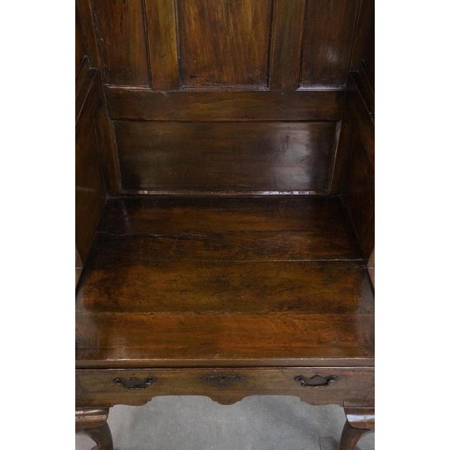 Antique English Hooded Lambing Chair, 1700s For Sale - Image 6 of 17