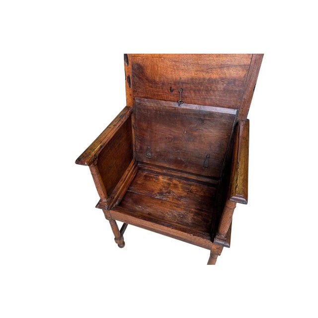 French 18th Century Sacristy Armchair For Sale - Image 9 of 12