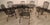 1960s Meadowcraft Dogwood Wrought Iron Patio Dining Set For Sale - Image 4 of 15
