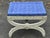 Country House Stool in Carved Frame For Sale - Image 11 of 12