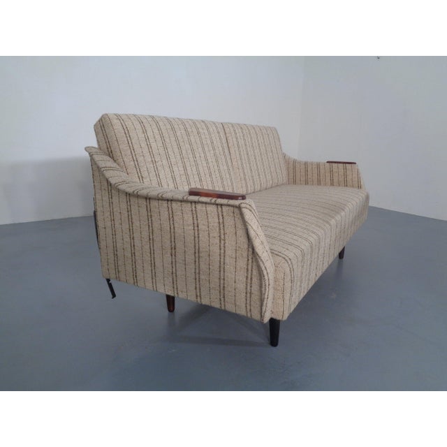 Teak and Wool Daybed, Sweden, 1950s For Sale - Image 10 of 18