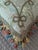 Custom Scalamandre Silk Floral Throw Pillows With Cord Work and Tassel Fringe For Sale - Image 10 of 13