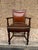 Wood Early 20th Century Antique Oak Banker Office Desk Chair For Sale - Image 7 of 11