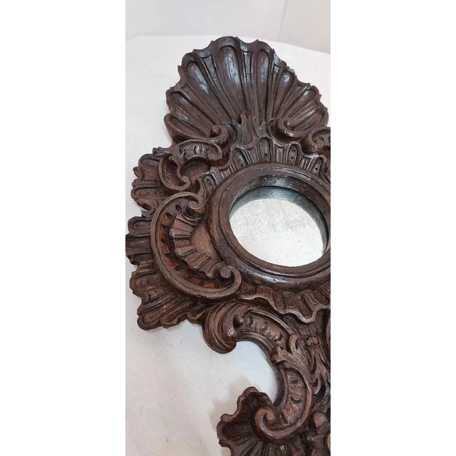 Carved Wooden Mirror, Spain, 1940s, in Restored conditions. Designed 1920 to 1949