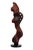 Brown Diva - Medium Size Abstract Organic Form Redwood Sculpture on Wood Base Original Artwork by Joe Garnero For Sale - Image 8 of 11