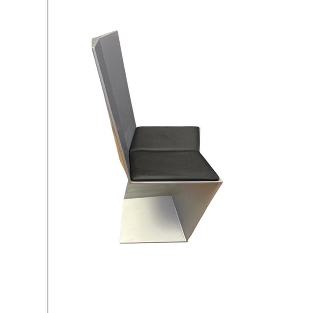 1990s Aluminum Cantilever Z Chairs ( a Pair ) For Sale In Boston - Image 6 of 6