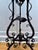 Black Continental Wrought Iron Tripod Plant Stand With Scrollwork and Foliage Circa 1880 For Sale - Image 8 of 17