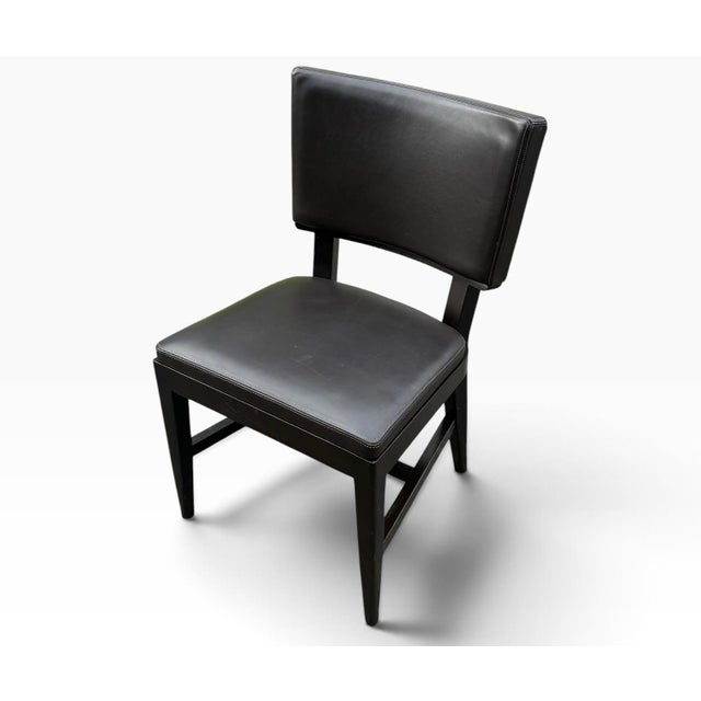 Christian Liaigre Set of 4, Christian Liaigre "Harry" Dining Chairs, 2010s For Sale - Image 4 of 9