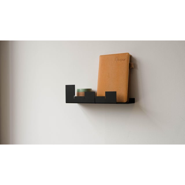 NVMD Floating Shelves in Black Steel from EMKO, Set of 3 For Sale - Image 18 of 18