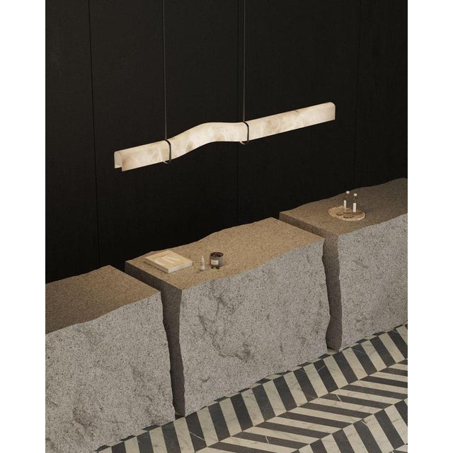 Signature Pendant Lamp by United Alabaster For Sale - Image 15 of 16