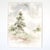 This original watercolor painting on paper features a tall central tree rendered through a controlled application of...