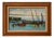V. Le T., Seascape Composition, 1950s, Oil Painting on Canvas For Sale