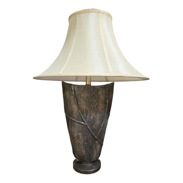 Large Art Nouveau Dragonfly Lamp For Sale