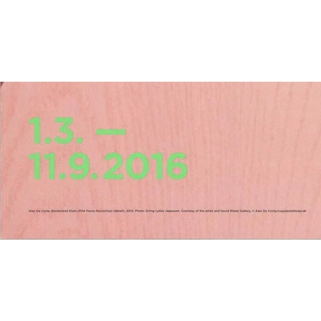 Contemporary 2016 Alex Da Corte 'Borderland State' Contemporary Pink,Purple,Green Denmark Offset Lithograph For Sale - Image 3 of 4