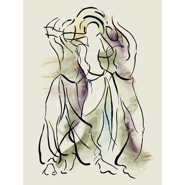 A set of colorful semi abstract figurative prints taken from my original paintings. Modern, fun and active, Movement III &...