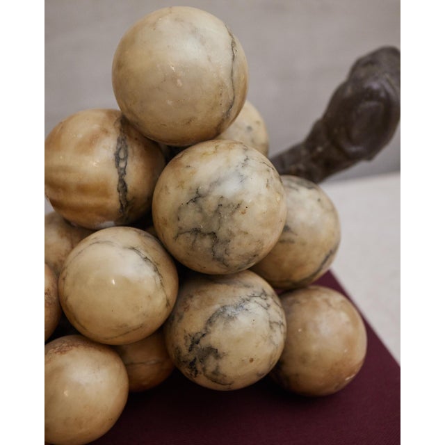 Mid-Century Modern Monumental Mid-Century Italian Alabaster Grapes For Sale - Image 3 of 17