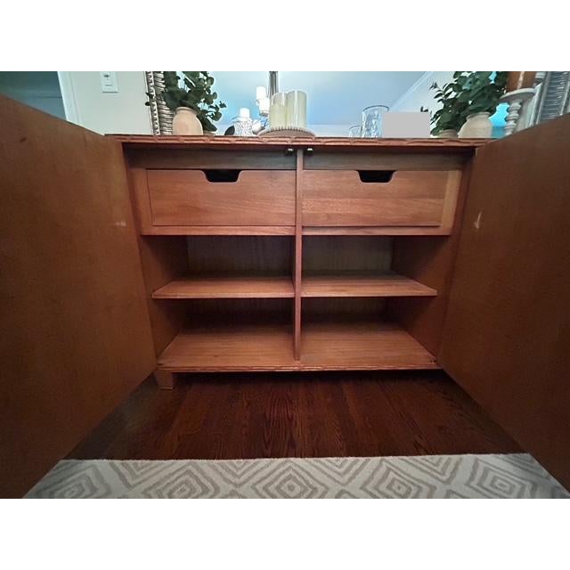 Mid-Century Modern 1990s E J Victor Mahogany Server For Sale - Image 3 of 6