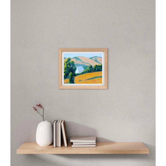 Modern California Golden Hills Oil Landscape For Sale In Reno/Lake Tahoe - Image 6 of 7