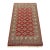 Bokhara Jaldar Rug 3′ X 5’3” Red Wool Tribal Hand-Knotted Oriental Carpet For Sale