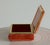 Mid 20th Century Hand Painted Italian Carved Alabaster Box With Brass Trim, Mid Century For Sale - Image 5 of 8