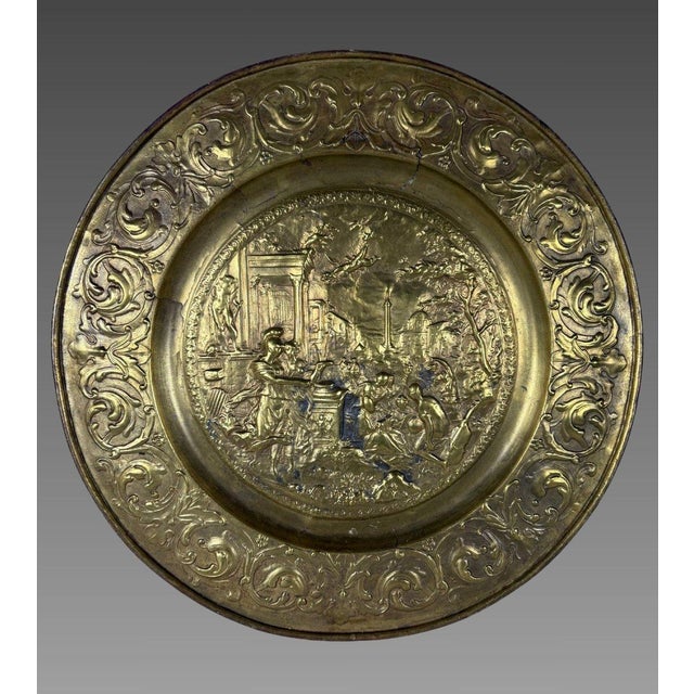 After Hans Jakob Bayr (1574–1628), Athena on Parnassus offering dish - 17th century For Sale