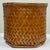Boho Chic Vintage Hand Woven Split Reed Basket For Sale - Image 3 of 6