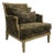 Vintage Faux Bamboo Lions & Tigers Lounge Chair For Sale