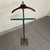 1950s Brass and Wood Valet Stand attributed to Maison Jansen, 1950s For Sale - Image 5 of 9