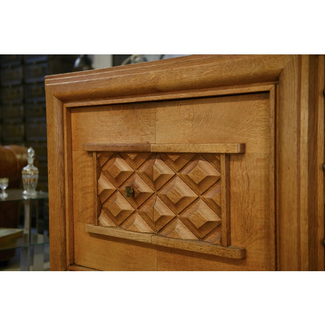 Oak Sideboard by Charles Dudouyt, 1940s For Sale - Image 13 of 16