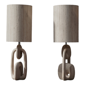 Studio Balestra Concrete Table Lamps - a Pair