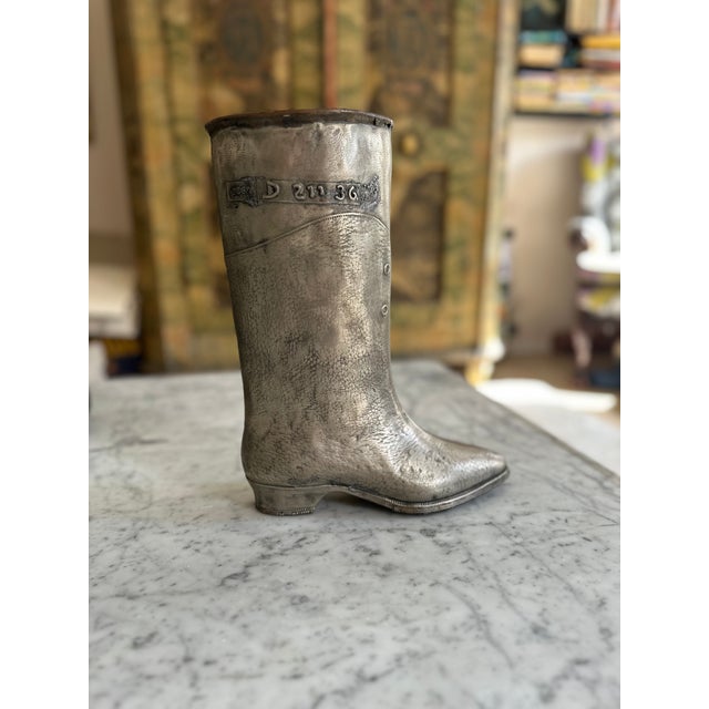 Mid-20th Century Industrial Turkish Metal Boot Mold For Sale - Image 14 of 14